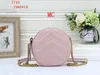 Kvinnor Loulou Purse Chain Totes Bag Tassel Crossbody Mini Round Handbag Designer Messenger Pu Leather Crossbodys axelväskor Han174C