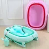 Bathing Tubs & Seats Baby Folding Bathtub Children Bucket Large Household Swimming Child