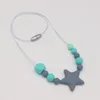 Star gutta percha Necklace baby molar gum environmental protection glue food chain