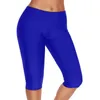 Hot Femmes Respirant Push Up Leggins Calf Pantalon Capris Sports D'été Anti-Vibration Slim Workout Running Fitness Leggings Legins T200601