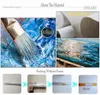Grote moderne abstracte haven boot zeegezicht home decor handcrafts / hd print olieverf op canvas muur kunst foto -E037