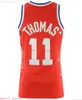 Cuciture personalizzate Isiah Thomas #11 Red 1983 Jersey XS-6xl Maglie da basket Maglie da basket da basket Domenne Gioventù giovani