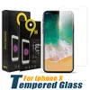 Clear Screen Protector for iPhone 13 12 11 Pro Max XS Max X XR Tempered Glass iPhone 6 7 8 Plus Samsung A12 A02S A32 A22 A42 5G Protector Film 0.33mm with Package