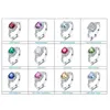 UMCHO Echt S925 Sterling Silber Ringe für Frauen Blau Topas Ring Edelstein Aquamarin Kissen Romantische Geschenk Verlobung Schmuck 220216