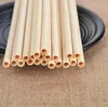 Straw Bamboo Reusable 20cm Organic Bamboo Drinking Straws Natural Wood Straws For Party Birthday Wedding Bar Tool SN2218