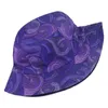 Neue Sommer Sonne Panama Casquette Reversible Lila Fischer Hüte Für Frauen Damen Gorras G220311