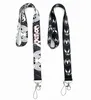 Mobiele telefoonbanden charms 20 stcs cartoon anime film lanyard riem voor sleutelhanger id kaart cover pass gym usb badge houder sleutelring nek banden accessoires juwelen cadeau