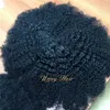 Prezzo all'ingrosso Afro Wave Men Toupee 4mm, 6mm, 8mm, PU Toupee Jet Black Peruvian Virgin Remy Human Hair Unit