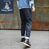 SauceZhan 314XX Slim Fit Cattle Selvedge Indigo Raw Denim Mens Brand Jeans Men 201117