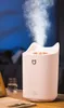 FreeShipping 3000ML Home Air Humidifier Double Nozzle Cool Mist Aroma Diffuser with Coloful LED light Heavy fog Ultrasonic USB Humidificador