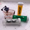 Boîte à cils vide de bouteille de médicament pour les cils longs de 16mm-25mm logo privé personnalisé bande d'emballage vendeur de cils