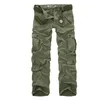 Lastbyxor män kamouflagbyxor avslappnade multi-pocket arméarbete stridsbyxor mens militära lastbyxor plus storlek 201126