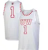 2022 NCAA Basketball Wisconsin Badgers Jerseys Johnny Davis Brad Davison Jahcobi Nethane Tyler Wahl Steven Crowl Chucky Hepburn Lorne Bowman II Chris Vogt Gilmore