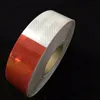 Red White Traffic Signal Sticker High Light Reflective Strip Car Truck Van Motorcycle Reflect Tapes