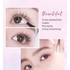 DEROL Double eyelash setting foundation Mascara Waterproof and non-smudging dense curling mascara