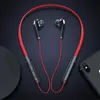 Q18 Wireless Cell Phone Earphones Neck Hanging Style New Sports Stereo Earphone Dual-action Ring Quad-core Four-speaker Headphone Earplug