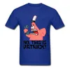 Patrick Téléphone Adventure Time Slim Fit Hommes T-shirts Drôle Dessin Animé Conception Tops T-shirt Coton À Manches Courtes Casual Tops Chemises G1222
