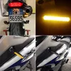 Uniwersalna dioda LED Sygnały do ​​motocykla Strzałka Bursztynowa Lampa tylna miga sygnał Wskaźniki świateł hamowania Honda Yamaha 12V