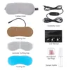 Lawenda Podgrzewana maska ​​oczu do Sleeping USB Ciepła parowa Sucha temperatura elektryczna Ogrzewanie 220222