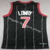 Top Quality Mens Basketball 43 Pascal 23 Fred Siakam Maglie VanVleet Maglie Sitiched City Kyle 7 Lowry Black Whi maglie