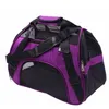 접이식 애완 동물 캐리어 가방 휴대용 매듭 소프트 슬럼 개 교통 야외 가방 패션 개 바구니 핸드백 RRA1996 W3POB