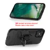 Rüstung PC Abdeckung Ring Halter Telefon Fall Für iPhone 12 mini Fällen Für iPhone 11 Pro XS MAX XR X 8 7 6 Plus 5 5S SE 2020 5C Zurück Abdeckungen