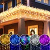 3-30M Natale Tenda Ghiacciolo LED String Light US EU Plug Indoor Outdoor Xmas Party Garden Stage Ghirlanda Fata Luce decorativa 201203