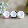 5G Jar Cosmetic vazio para Eye Cream plástico portátil pequeno Viagem Box recarregáveis ​​garrafa branca Preto Cor-de-rosa