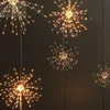 Fireworks Solar String Lights 200 LED SOLAR LAMP 8 MODE LIGRES LED DÉCORME DÉCORME DE RÉLÉCHON