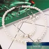 3pcs / set pearl smycken uppsättningar för kvinnor imitation pärlhalsband armband örhängen sätta smycken för kvinnor fest smycken