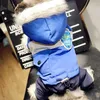 Vêtements chauds pour chiens Bulldog automne hiver manteau de chien veste coupe-vent vêtements pour animaux de compagnie pour petits chiens moyens chiot tenue combinaison pour animaux de compagnie 201201