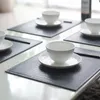 WCIC Placeat w stylu europejskim PU skórzany wzór stołowy Mata Izolacja Mata dekoracyjna kawa ers narzędzie kuchenne 201123