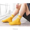 Chaussettes pour hommes en vrac rayé bateau coloré hommes femmes Harajuku concepteur rétro court 2021 drôle mignon coton longue confortable décontracté