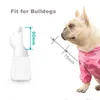 480 ml draagbare Pet Water fles voor honden French Bulldog Pug Travel Puppy Cat Drinking Bowl Outdoor Dispenser Feeder Y200917