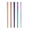 304 Stainless Steel Chopsticks Square Chopstick Bestick Bestick Hem Hotell Enkel stil Poorware 23 * 7cm