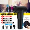 Nyaste 8000r / Min Massage Gun Sports Recovery Fascia Fitness Exercise Muscle Pain Relief Massager Djupa Vibrationer