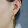 Nouveau Arrivé Mini Serpent Charme Hoop Boucle D'oreille avec 5A Cz Pave Animaux Boucles D'oreilles Bijoux pour Lady Girl Party Bijoux De Mariage En Gros