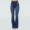 2020 Женщин высокая талия вспышки джинсы тощий джинсовые брюки сексуальные прогулки брюки стрейч джин женские повседневные джинсы