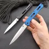 Butterfly in Knife BM417 Stone Wash Satin 440C Blade Axiss Tactical Rescue Pocket Solding Nóż Nóż Polowanie EDC EDC Survival Tool A3098