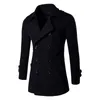 Men Wool Blends Coats Autumn Winter Solid Color High Quality Men's Wool Coats Luxurious Wool Blends Coat Male 201128