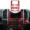 フォードF150 15+オートインテリアアクセサリーのための赤い炭素繊維車の中央制御ナビゲーションパネルの蓄積カバー