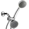 Kit de conector de mano de baño Cinco Función con zócalo Durable Tee Junta Múltiples puntos de agua Cabeza de ducha