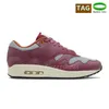 Nuevos 1 zapatos para correr para hombre Patta waves Monarch Noise Aqua black rush maroon Beige Grey Cactus Baroque Brown para hombre zapatillas de deporte para mujer