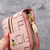 Dames Lange Organizer Portemonnee Solid Color Hasp Mini Portefeuilles Womens Tassen Groothandel Creditcard Lederen Zwart / Rood / Roze V14