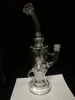 FTK USA Vidro Bongo Fab Hookahs Torus Ferramentas de Fumaça Klein Recycler Tubos de Água Tubulação de Tubo Tubo Equipamento de Óleo Dab Rigs 14.4mm conjunta Bongs