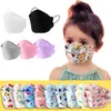 Kn95 Kindermaske, bunter Fisch-förmiger Druck, Cartoon-Atmungsschutz, 4 Schichten, Designer-Anti-Staub-Gesicht, Kindermaske, Mascarilla