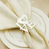 Valentijnsdag bruiloft servet ringen metalen servetten houders voor diners partij hotel wo tafel decoratie gesp 100 50 g2