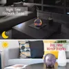 FreeShipping 3D Glass Aroma Diffuser Aromatherapy Ultrasonic Essential Oil Version Air Humidifier Modes Firework7 Color Changing Lights