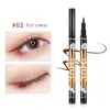 YANQINA Matite colorate per eyeliner impermeabili Testa di matita fine impermeabile 36H Trucco occhi naturale senza sbavature a lunga durata3989578