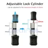 Biometric Fingerprint Smart Cylinder Lock European Electronic Door Lock Digital Keypad Code Keyless Lock For Home Apartment 201013